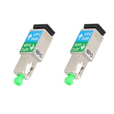 2x SC/APC Male to SC/UPC Female Adapter Converter Fiber Optic Coupler Connector* picture