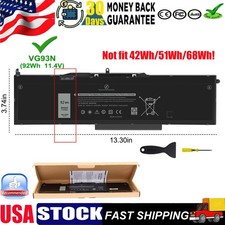 6 Cells Battery for Dell Latitude 5580 5590 5591 92Wh Type WFWKK VG93N Laptop picture
