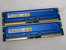 256MB (2x128MB) Rambus RIMM 600-53, Samsung KMR16R88AC1-RG6 - WORKING picture