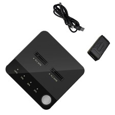 Black Dual Bay M.2 SATA/NVME M.2 Enclosure Offline Disk Copy Clone Duplicator z picture