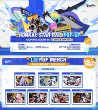Honkai Star Rail 3rd Anniversary Pop-Up Official  Mouse Pad picture