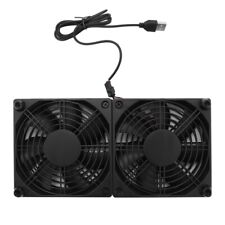 4X(120Mm 5V USB Powered PC Router Dual Fans High Cooling Fan for Rouee picture