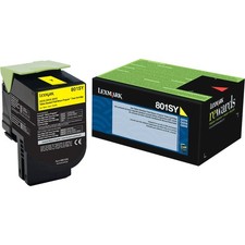 Lexmark Unison 801SY Toner Cartridge (80C1SY0) picture