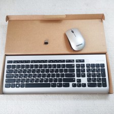 Russian layout Silver Wireless Keyboard and Mouse kit KBRFBU71 for Lenovo picture
