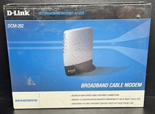 NEW Sealed D-Link Broadband Cable Modem Internet Access USB Ethernet DCM-202 picture