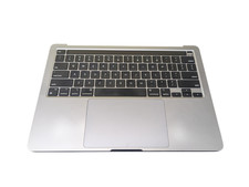 Genuine MacBook Pro A2338 M1 2020 Top Case / Palmrest Keyboard + Battery Gray picture
