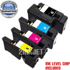 4 Color Toner Set For Dell 1250 C1760NW C1765NF C1765NFW 1250C 1350cnw 1355cnw picture