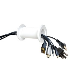 LA Crafted Wall Cable Pass Through Kit – Threaded Wire Cord Concealer Port picture