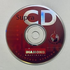 SUPRA CD,  Diamond Multimedia, Express Modem, (1998), Macintosh, Disk Only, NM picture