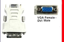 DVI Female Port to VGA Female Port Adapter ✔️Use VGA Cable on a DVI-Out Port picture