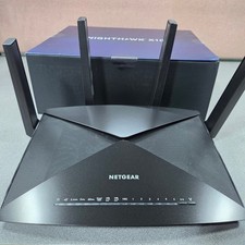 Netgear Nighthawk X10 AD7200 Smart WiFi Router R9000 Black Excellent Quad-Core picture