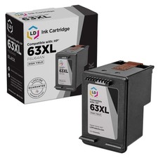 LD Replacement Replacement Fits for HP 63 / 63XL High Yield Black Ink Cartridge picture