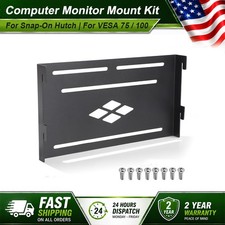 US Computer Monitor Mount for Snap-On Hutch VESA 75 / 100 Bracket Adjustable picture