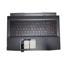 For MSI Katana GF66 MS-1581 MS-1582 Upper Case Palmrest Red Backlit US Keyboard picture