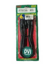 QVS 6ft High-Resolution DVI-D Dual-Link Digital Video Cable - Gold Plated - NEW picture