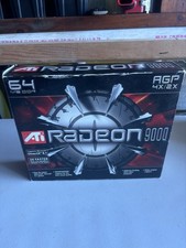 Open Box ATI Radeon 9000 AGP 64MB AGP Video Box NOS Retro Gaming GPU Collectible picture