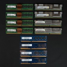 Lot of 12 Mixed Server RAM DDR2 DDR3 Hynix Nanya 1GB 2GB picture