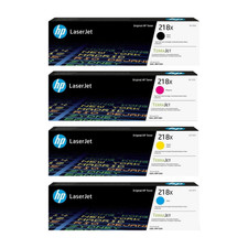 Genuine HP 218X High Yield Toner Set W2180X W2181X W2182X W2183X CMYK picture