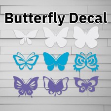 Butterfly Decal Sticker Car Window Laptop Phone Vinyl picture