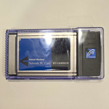 Wireless Network PC Card Linksys WPC11 Ver 3 Instant 802.11b PCMCIA Vintage picture