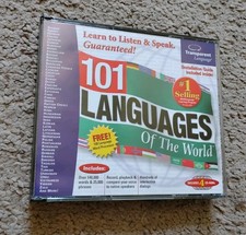 101 Language Learning 4 Discs CD-ROM Languages Of The World Untested picture