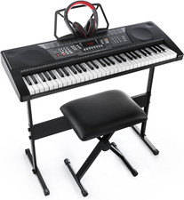 61-Key Standard Music Keyboard Kit Including USB Music Player Function, Bundle w picture