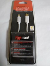 RadioShack GigaWare 4-Pin to 6-Pin 6-Foot FireWire Cable No. 1500006 picture