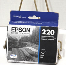 Epsom 220 Ink Cartridge New Black 1 Ink Cartridge Experation Date 11/2024 picture