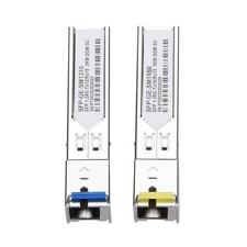 2Pcs SC Connector 3km 1.25GB/s SFP-BX03-D Tx1550nm/RX1310nm Transceiver Module D picture