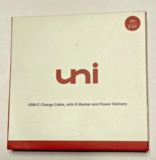 uni USB-C Charge Cable with E-Marker and Power Delivery - 2m (6.6ft) picture