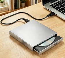 Ultra Thin External Optical DVD Rom Drive XD013 Black USB Plug and Play picture