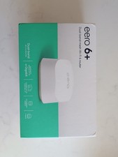 Eero 6+ R010001 Plus Dual Band Mesh Wi-Fi 6 Router w/ Cord, Tested and Working picture