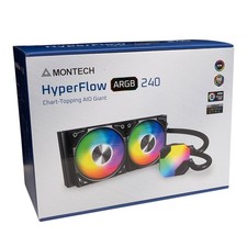 Montech HyperFlow ARGB 240 AIO CPU Liquid Cooler Kit Intel & AMD Compatible NIB picture
