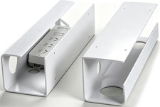 2 Pack Large Capacity Cable Management Tray, under Desk Cable Tray 31.5In(2X L15 picture