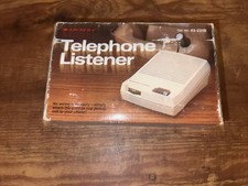Vintage 1986 Tandy Archer Telephone Listener #43-231B Retro Prop NEW picture
