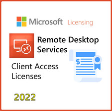 Windows Server 2022 Remote Desktop CALs - Client Access License (User or Dev) picture