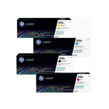 Genuine HP 410X High Yield Toner Set CF410X CF411X CF412X CF413X CMYK picture