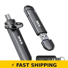 SSK 512GB USB Flash Drive SSD Dual USB-C & USB-A, 1000MB/s picture