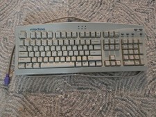 1998 Emachines Retro Keyboard Ps/2 Mechanical Keyboard Cream Color picture