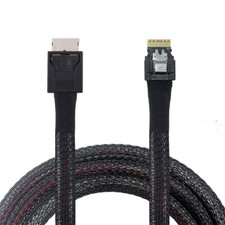 CABLECY OcuLink PCIe PCI-Express SFF-8611 4i to SFF-8654 Slimline SSD Data Cable picture