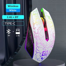 2.4GHz Wireless Optical Mouse USB Rechargeable RGB Cordless Mice For PC Laptop picture