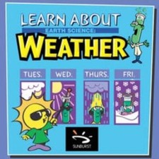 Learn About Earth Science: Weather PC MAC CD clouds rain season climate water + picture