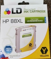HP88XL LD RECYCLED INK CARTRIDGE LD-REMANC9393 YELLOW, NIB picture