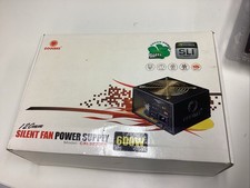 Coolmax 120mm Silent Fan Power Supply 600w Watt Model CXI Series In Box  picture