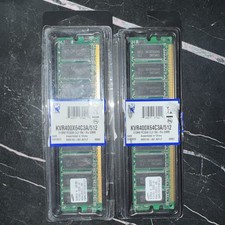 BRAND NEW Set of 2 Unopened Kingston KVR266X64C25/256 DDR266 256MB RAM  picture