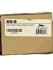 MIDDLE ATLANTIC HCM - 1D 1 SP HORIZ CABLE MGR D-RINGS picture