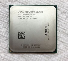 AMD A8-Series A8-3870K 3 GHz Quad-Core CPU Processor AD3870WNZ43GX Socket FM1 picture