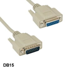 Kentek 10 ft DB15 Cable Male to Female Extension 15 Pin for Joystick Mac Monitor picture