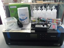 DTF Converted Epson XP-15000 Chipless/Rip Installed Motorized Stirring System. picture