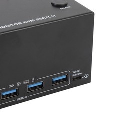KVM Switch 4 Monitors 2 Computers High Definition Multimedia Interface Disp WWWJ picture